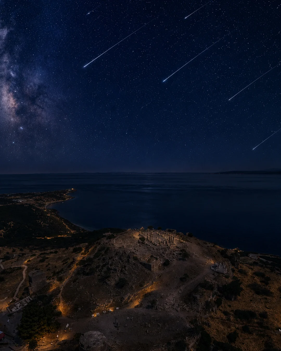 Kuzey Ege'de Perseid Meteor Yağmuru İzleme Noktaları